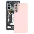 For Samsung Galaxy S21 5G Battery Back Cover with Camera Lens Frame (Pink)