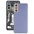 For Samsung Galaxy S21 5G Battery Back Cover with Camera Lens Frame (Purple)