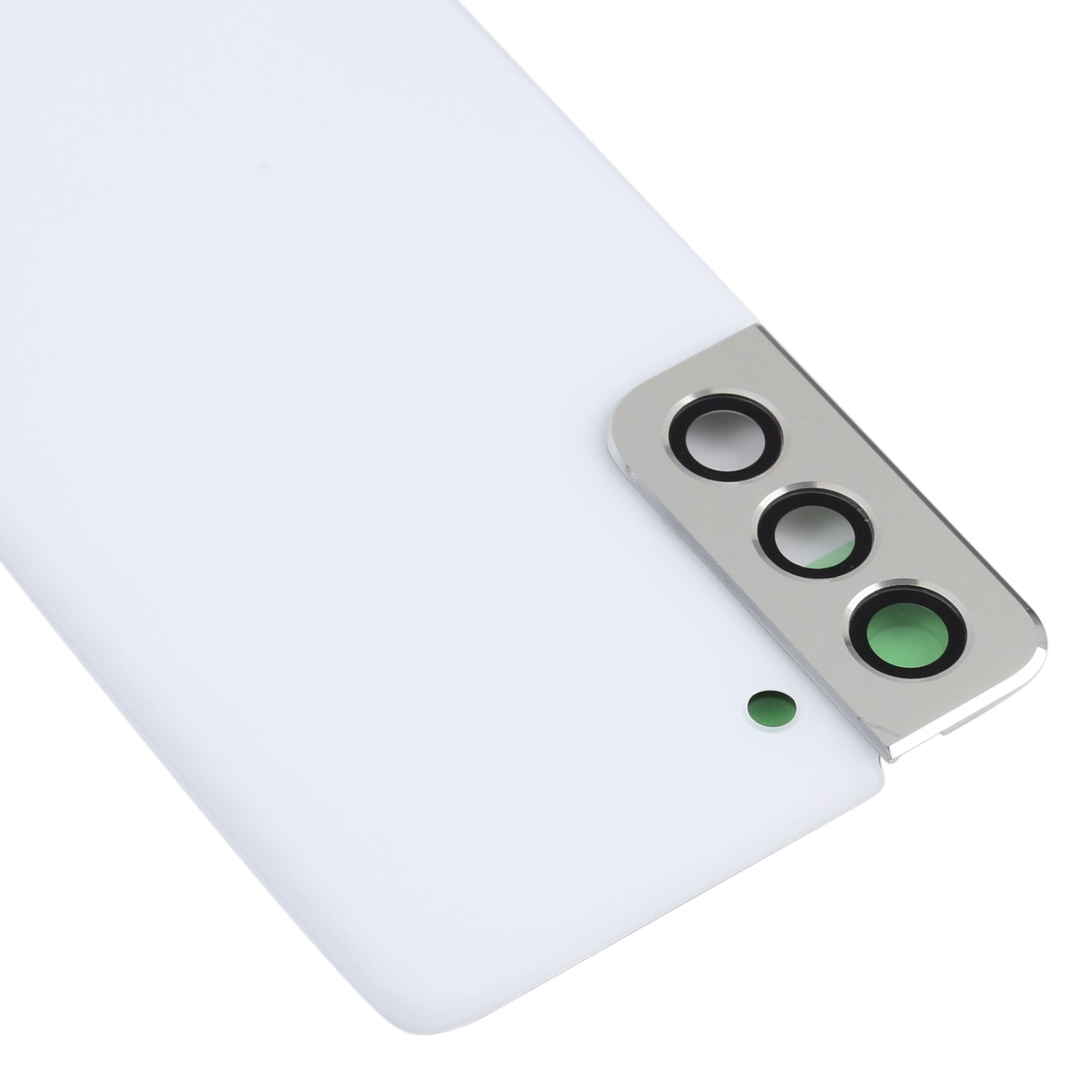 For Samsung Galaxy S21 5G Battery Back Cover with Camera Lens Frame (White)