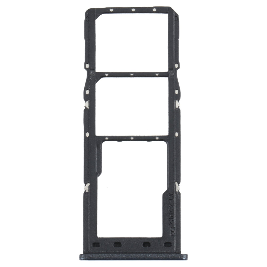 For Samsung Galaxy M12 SM-M127 SIM Card Tray + SIM Card Tray + Micro SD Card Tray (Black)