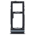 For Samsung Galaxy A52S 5G SM-A528 SIM Card Tray + SIM Card Tray / Micro SD Card Tray (Black)