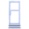 For Samsung Galaxy A52S 5G SM-A528 SIM Card Tray + SIM Card Tray / Micro SD Card Tray (Purple)
