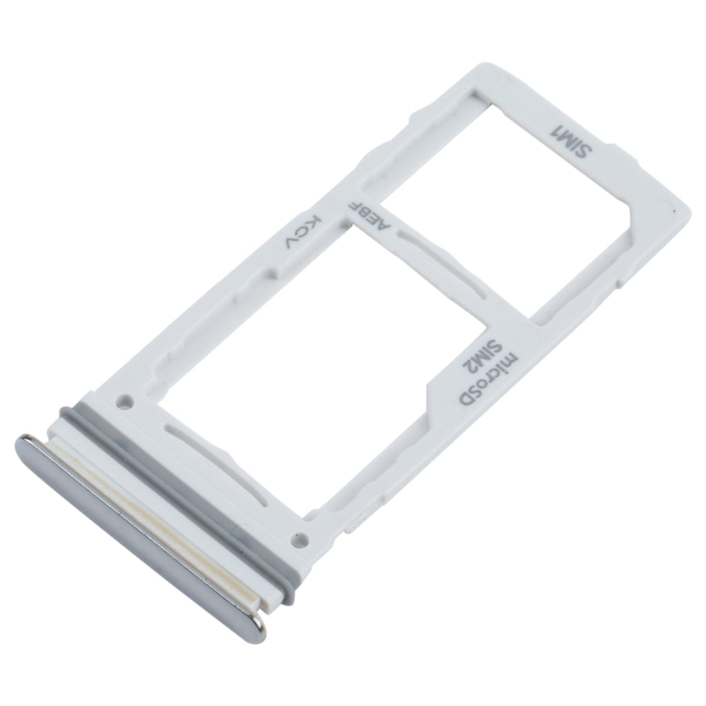 For Samsung Galaxy A52S 5G SM-A528 SIM Card Tray + SIM Card Tray / Micro SD Card Tray (Silver)