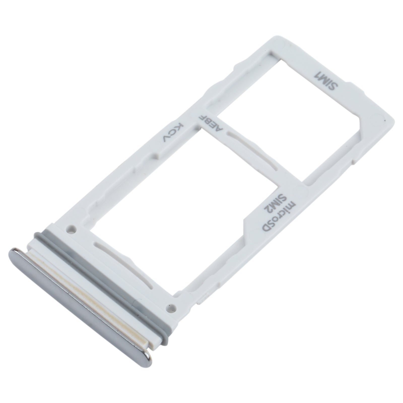 For Samsung Galaxy A52S 5G SM-A528 SIM Card Tray + SIM Card Tray / Micro SD Card Tray (Silver)