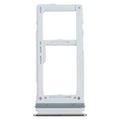 For Samsung Galaxy A52S 5G SM-A528 SIM Card Tray + SIM Card Tray / Micro SD Card Tray (Silver)