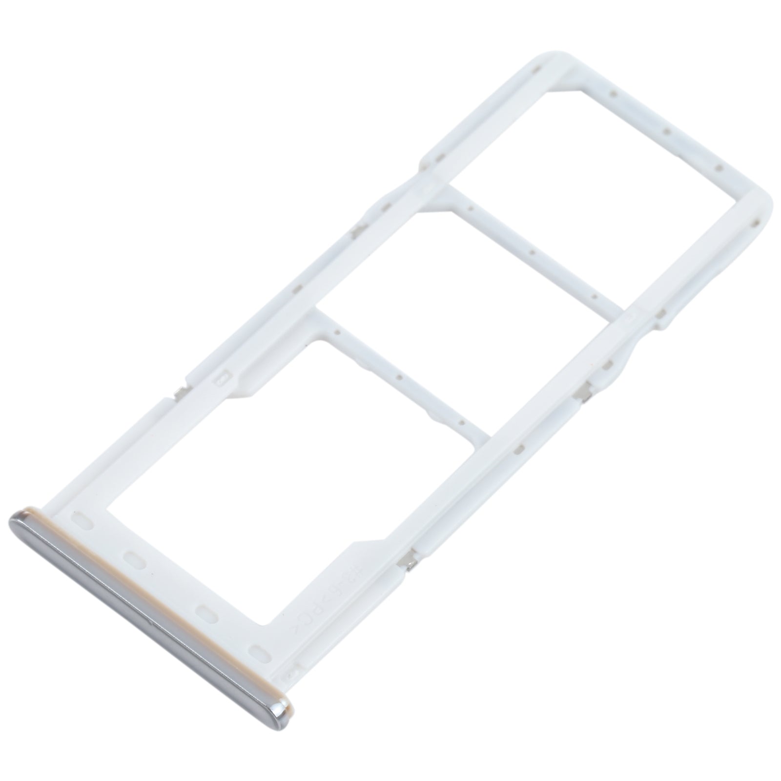 For Samsung Galaxy M32 SM-M325 SIM Card Tray + SIM Card Tray + Micro SD Card Tray (Silver)