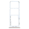 For Samsung Galaxy M32 SM-M325 SIM Card Tray + SIM Card Tray + Micro SD Card Tray (Silver)