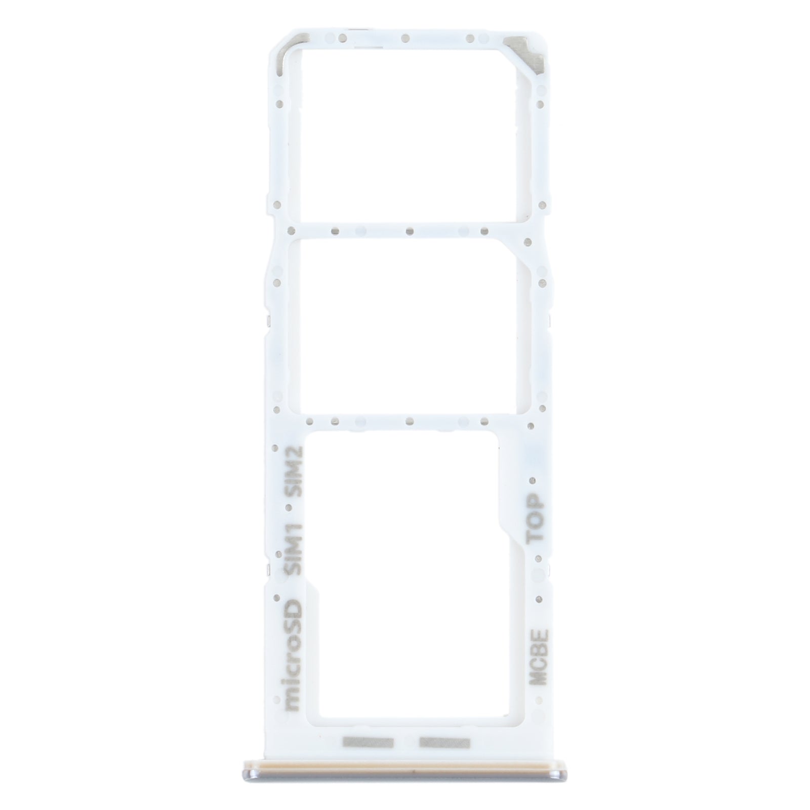 For Samsung Galaxy M32 SM-M325 SIM Card Tray + SIM Card Tray + Micro SD Card Tray (Silver)