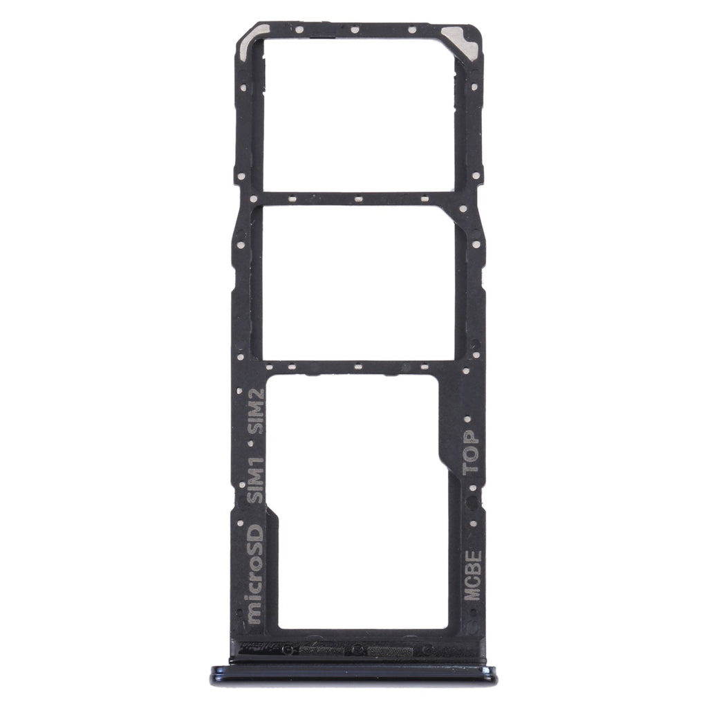 For Samsung Galaxy M32 5G SM-M326B Original SIM Card Tray + SIM Card Tray + Micro SD card tray (Black)