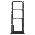 For Samsung Galaxy M32 5G SM-M326B Original SIM Card Tray + SIM Card Tray + Micro SD card tray (Black)