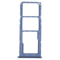 For Samsung Galaxy M32 5G SM-M326B Original SIM Card Tray + SIM Card Tray + Micro SD card tray (Blue)