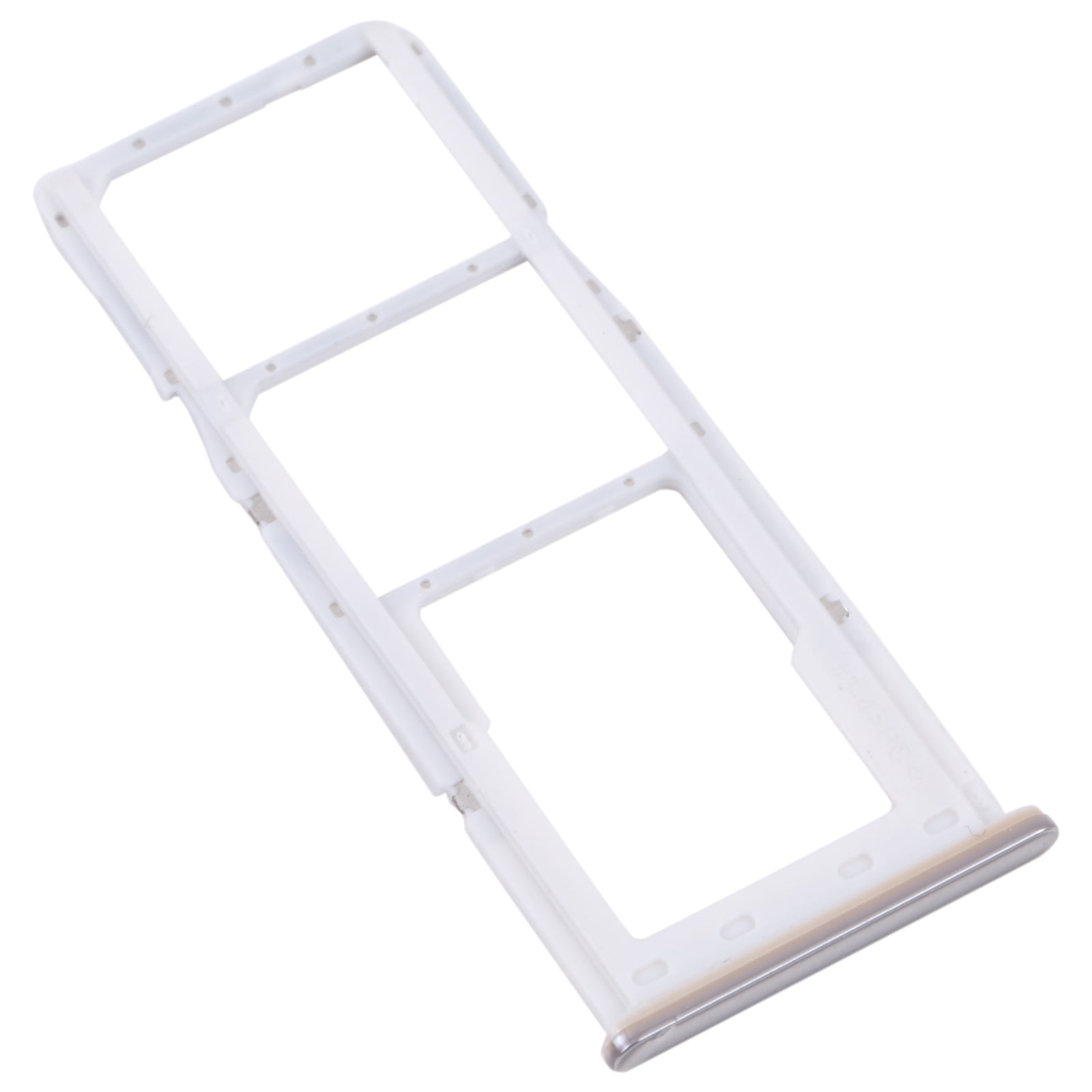 For Samsung Galaxy M32 5G SM-M326B Original SIM Card Tray + SIM Card Tray + Micro SD card tray (White)