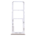 For Samsung Galaxy M32 5G SM-M326B Original SIM Card Tray + SIM Card Tray + Micro SD card tray (White)