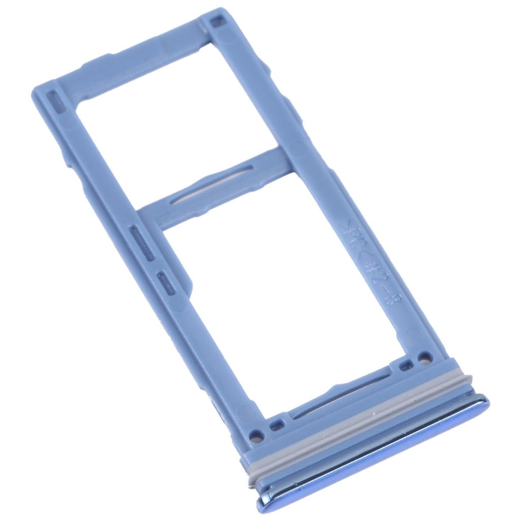 For Samsung Galaxy M52 5G SM-M526B Original SIM Card Tray + SIM Card Tray / Micro SD card tray (Blue)