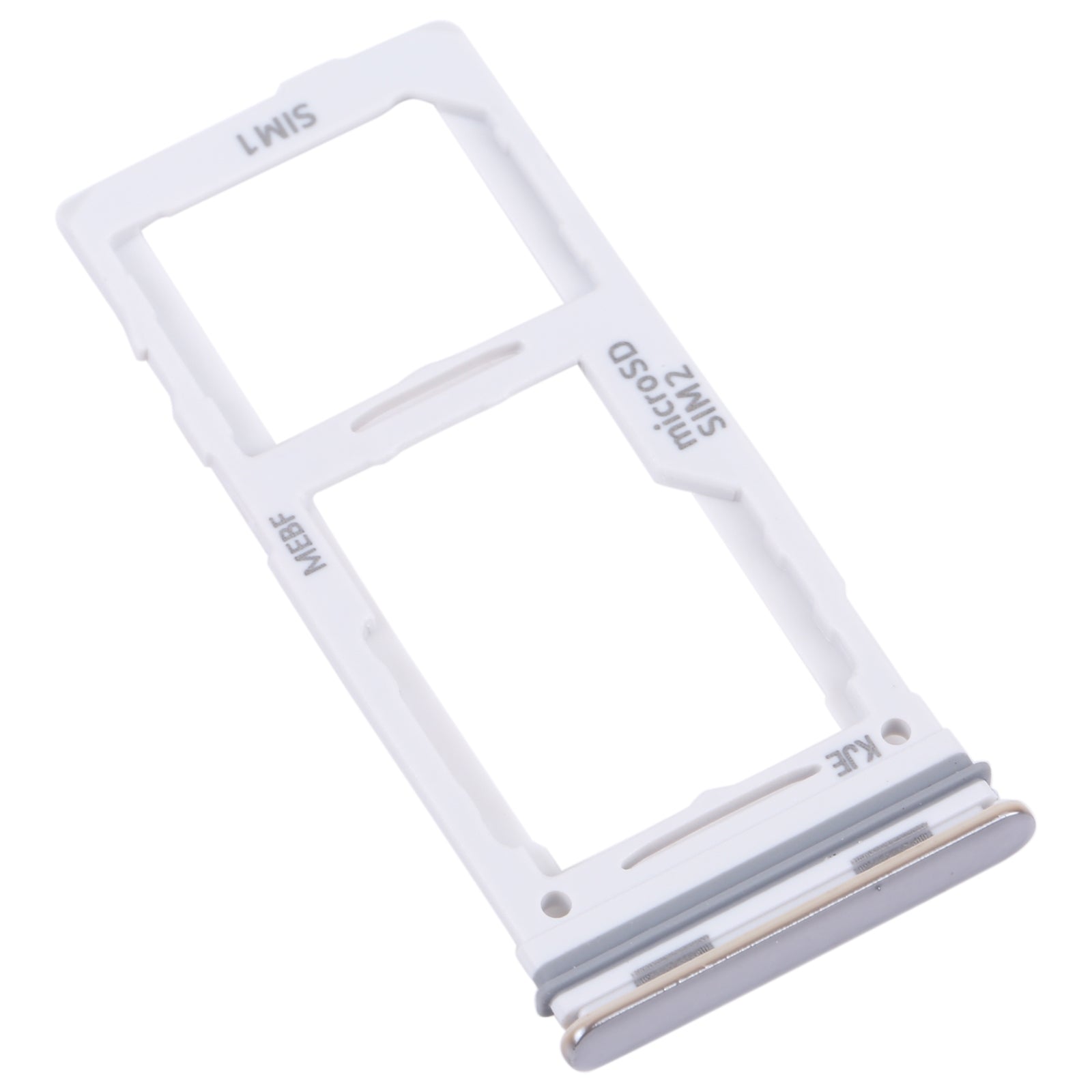 For Samsung Galaxy M52 5G SM-M526B Original SIM Card Tray + SIM Card Tray / Micro SD card tray (White)