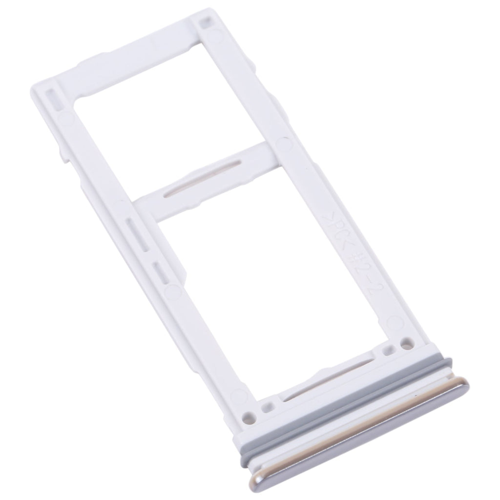For Samsung Galaxy M52 5G SM-M526B Original SIM Card Tray + SIM Card Tray / Micro SD card tray (White)