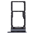 For Samsung Galaxy A73 5G SM-A736B Original SIM Card Tray + SIM Card Tray / Micro SD Card Tray (Black)