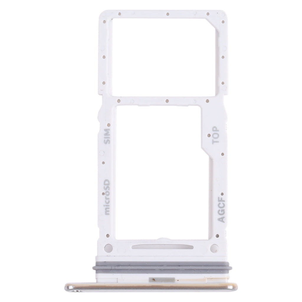 For Samsung Galaxy A73 5G SM-A736B Original SIM Card Tray + SIM Card Tray / Micro SD Card Tray (White)