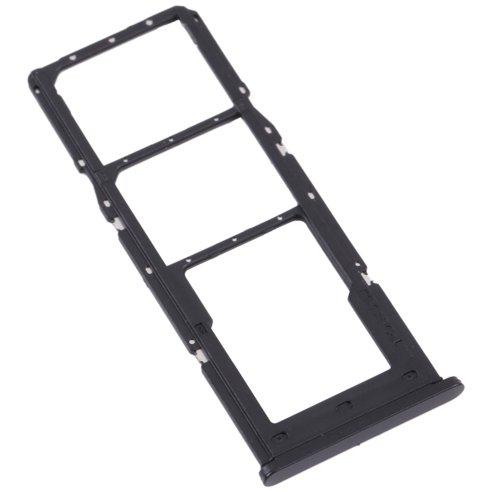 For Samsung Galaxy A13 5G SM-A136 Original SIM Card Tray + SIM Card Tray + Micro SD card tray (Black)