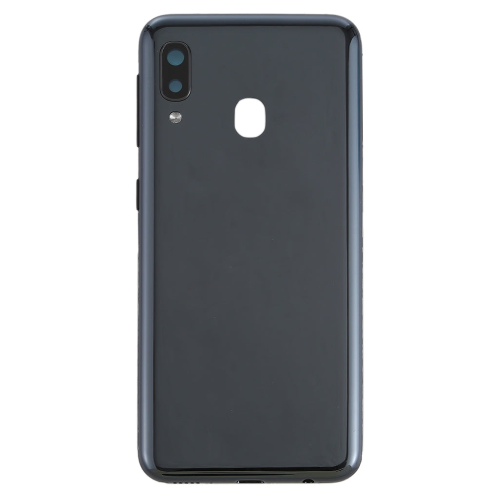 For Galaxy A20e Battery Back Cover with Side Keys (Black)