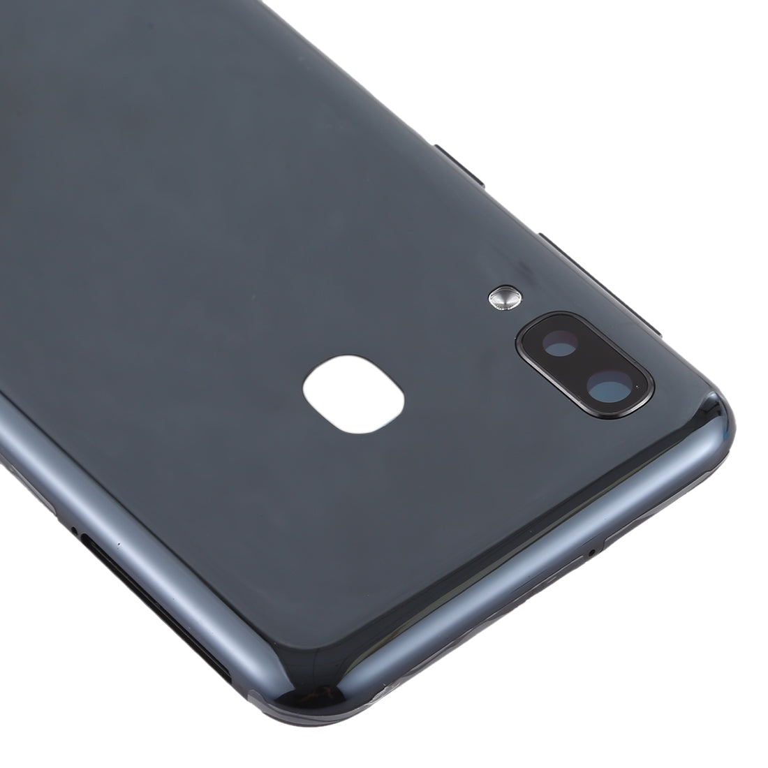 For Galaxy A20e Battery Back Cover with Side Keys (Black)