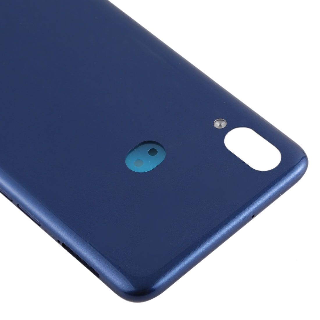 For Galaxy A10s Battery Back Cover with Side Keys (Blue)