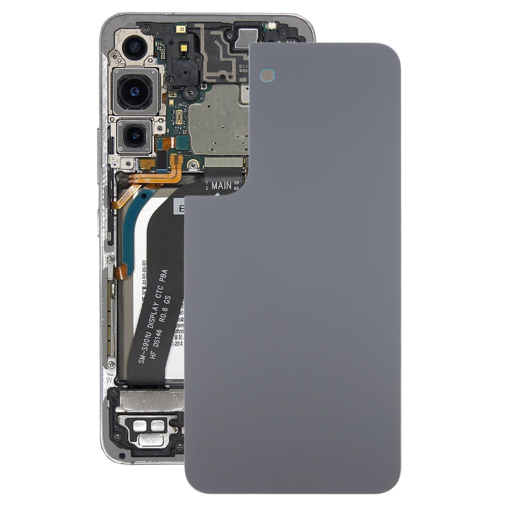 For Samsung Galaxy S22 Battery Back Cover (Grey)