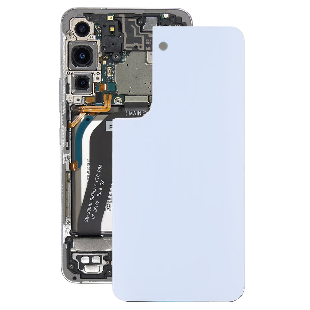 For Samsung Galaxy S22 Battery Back Cover (White)