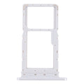 For Samsung Galaxy Tab A8 10.5 2021 SM-X200/X205 SIM Card Tray + SIM Card Tray / Micro SD Card Tray (White)