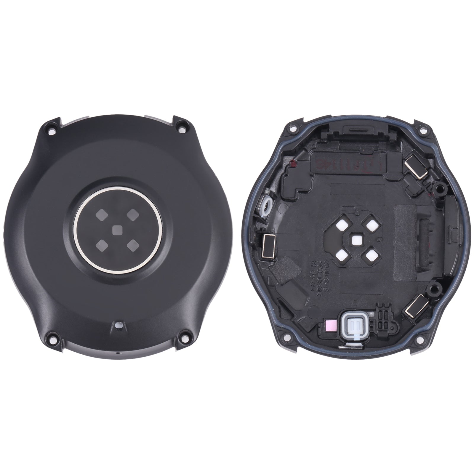 Rear Housing Cover with Glass Lens For Samsung Galaxy Watch 42mm SM-R810 (Black)