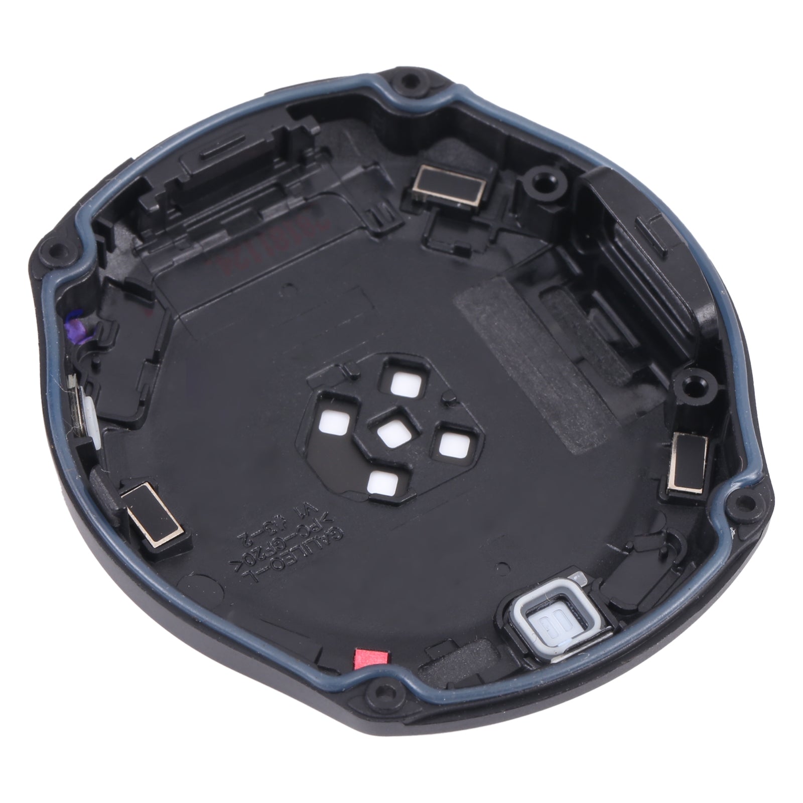 Rear Housing Cover with Glass Lens For Samsung Galaxy Watch 46mm SM-R800 (Black)