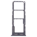 For Samsung Galaxy A23 SM-A235 Original SIM Card Tray + SIM Card Tray + Micro SD Card Tray (Black)