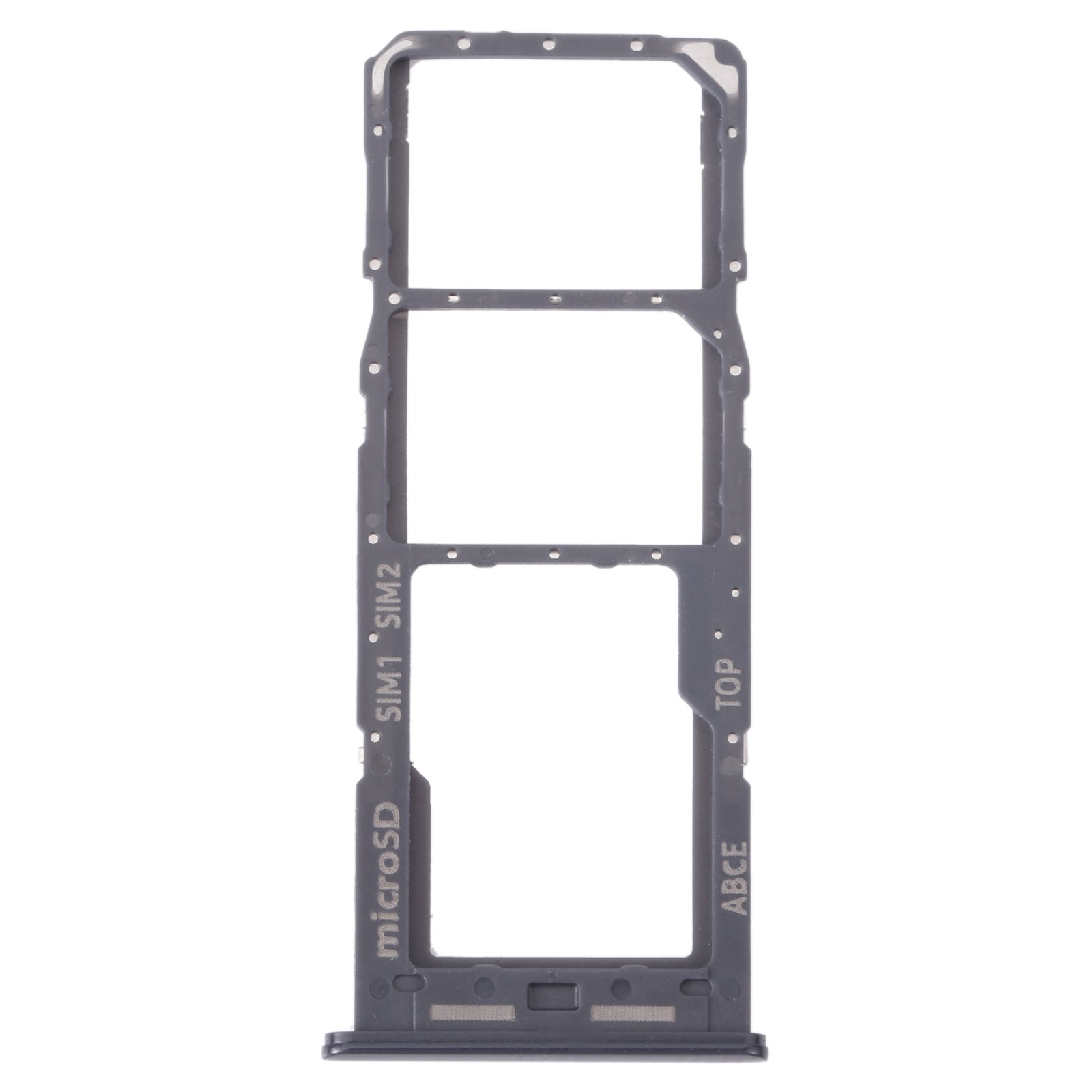 For Samsung Galaxy A23 SM-A235 Original SIM Card Tray + SIM Card Tray + Micro SD Card Tray (Black)