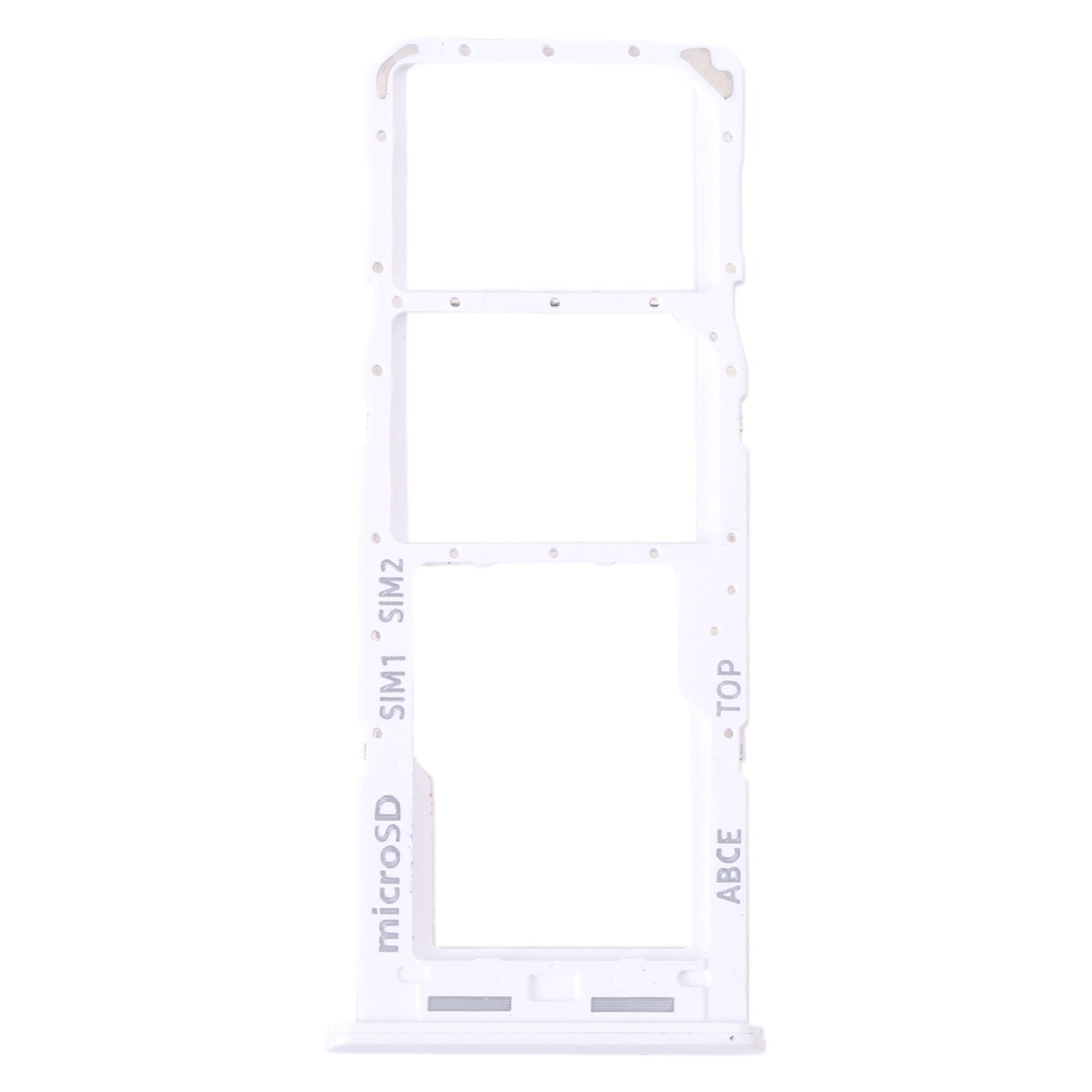 For Samsung Galaxy A23 SM-A235 Original SIM Card Tray + SIM Card Tray + Micro SD Card Tray (White)