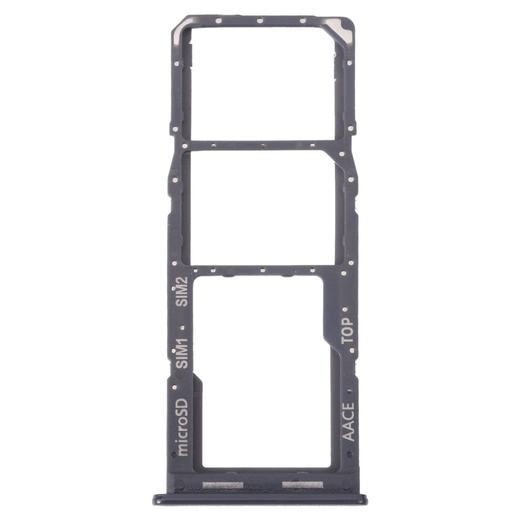 For Samsung Galaxy A13 SM-A135 Original SIM Card Tray + SIM Card Tray + Micro SD Card Tray (Black)