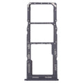 For Samsung Galaxy A13 SM-A135 Original SIM Card Tray + SIM Card Tray + Micro SD Card Tray (Black)