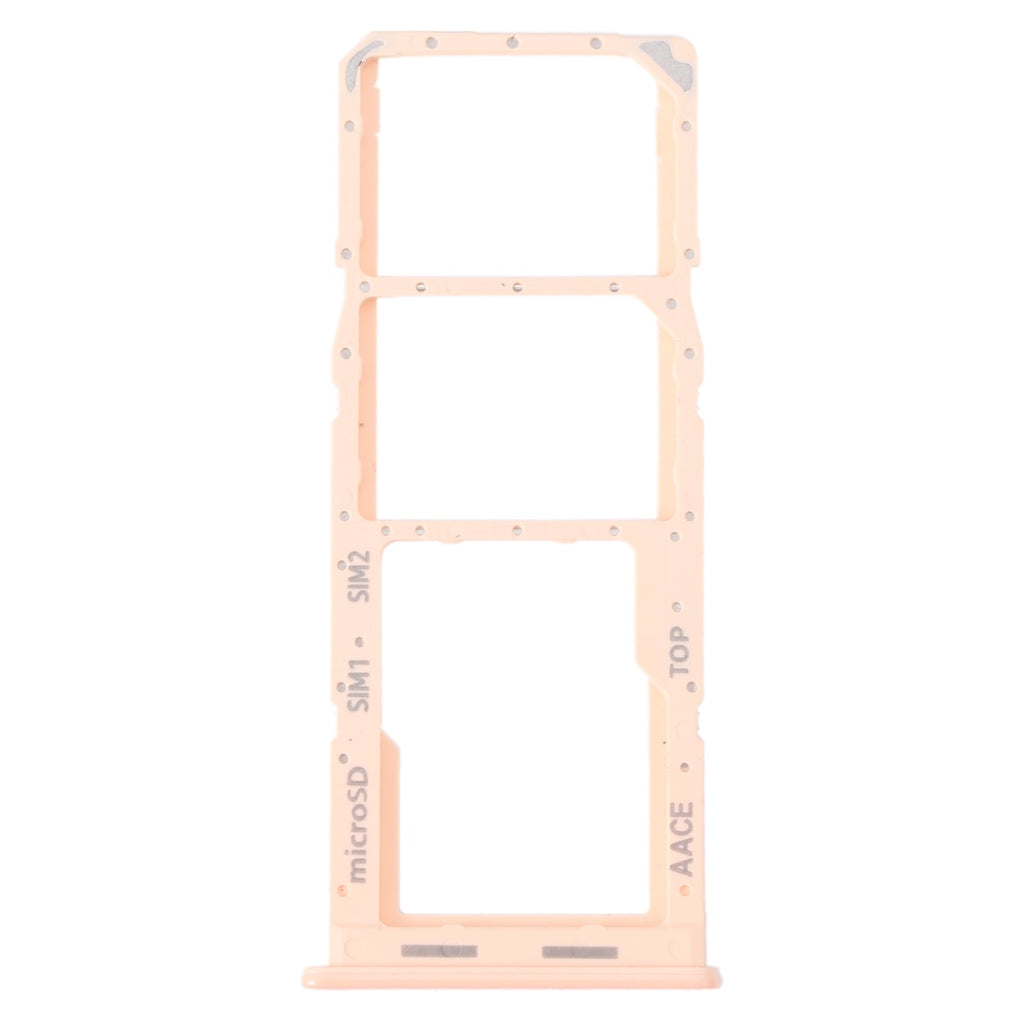 For Samsung Galaxy A13 SM-A135 Original SIM Card Tray + SIM Card Tray + Micro SD Card Tray (Pink)
