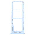 For Samsung Galaxy A13 SM-A135 Original SIM Card Tray + SIM Card Tray + Micro SD Card Tray (Blue)