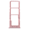For Samsung Galaxy M23 SM-M236B Original SIM Card Tray + SIM Card Tray + Micro SD Card Tray (Pink)