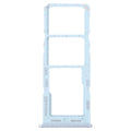 For Samsung Galaxy M23 SM-M236B Original SIM Card Tray + SIM Card Tray + Micro SD Card Tray (Blue)