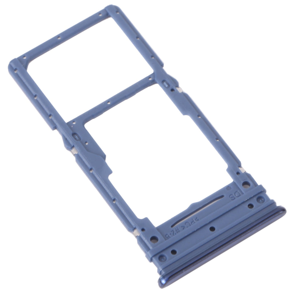 For Samsung Galaxy M53 SM-M536B Original SIM Card Tray + Micro SD Card Tray (Blue)