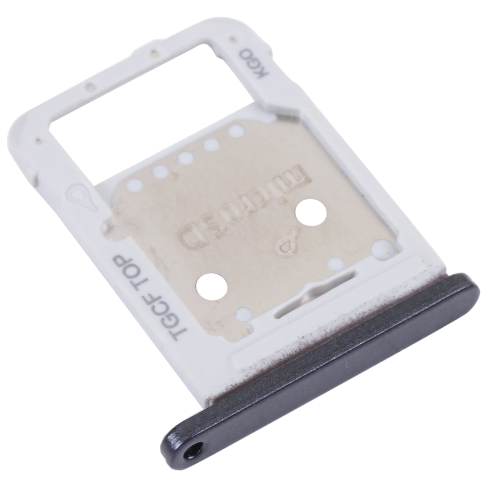 For Samsung Galaxy Tab S7 FE SM-T736 SIM Card Tray + Micro SD Card Tray (Black)