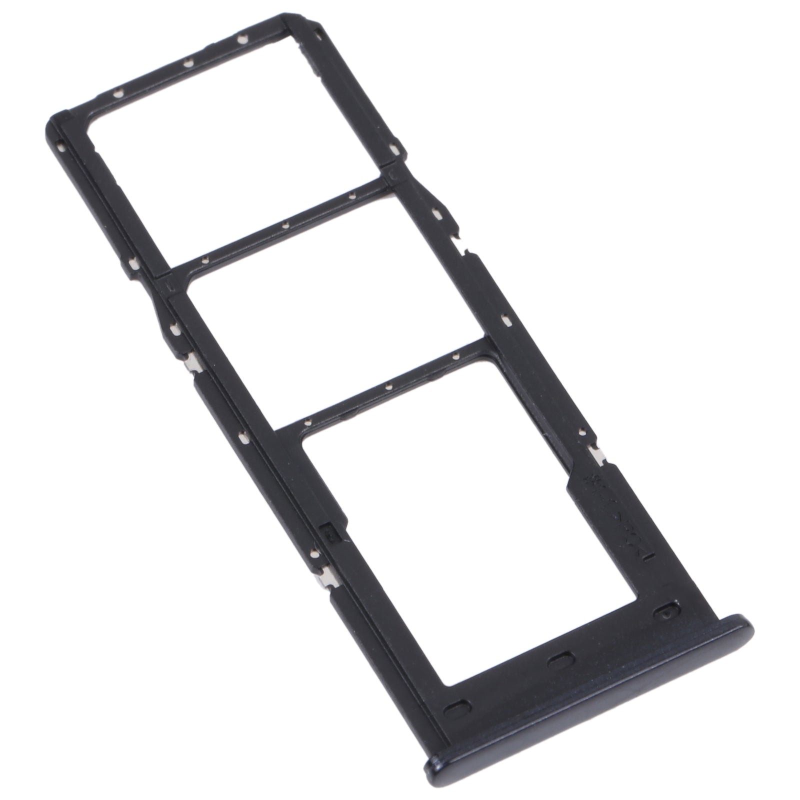 For Samsung Galaxy A04s SM-A047F Original SIM Card Tray + SIM Card Tray + Micro SD Card Tray (Black)