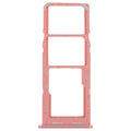 For Samsung Galaxy A04s SM-A047F Original SIM Card Tray + SIM Card Tray + Micro SD Card Tray (Pink)
