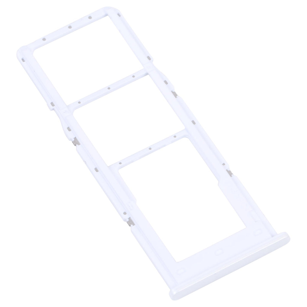For Samsung Galaxy A04s SM-A047F Original SIM Card Tray + SIM Card Tray + Micro SD Card Tray (White)