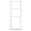 For Samsung Galaxy A04 SM-A045F Original SIM Card Tray + SIM Card Tray + Micro SD Card Tray (Pink)