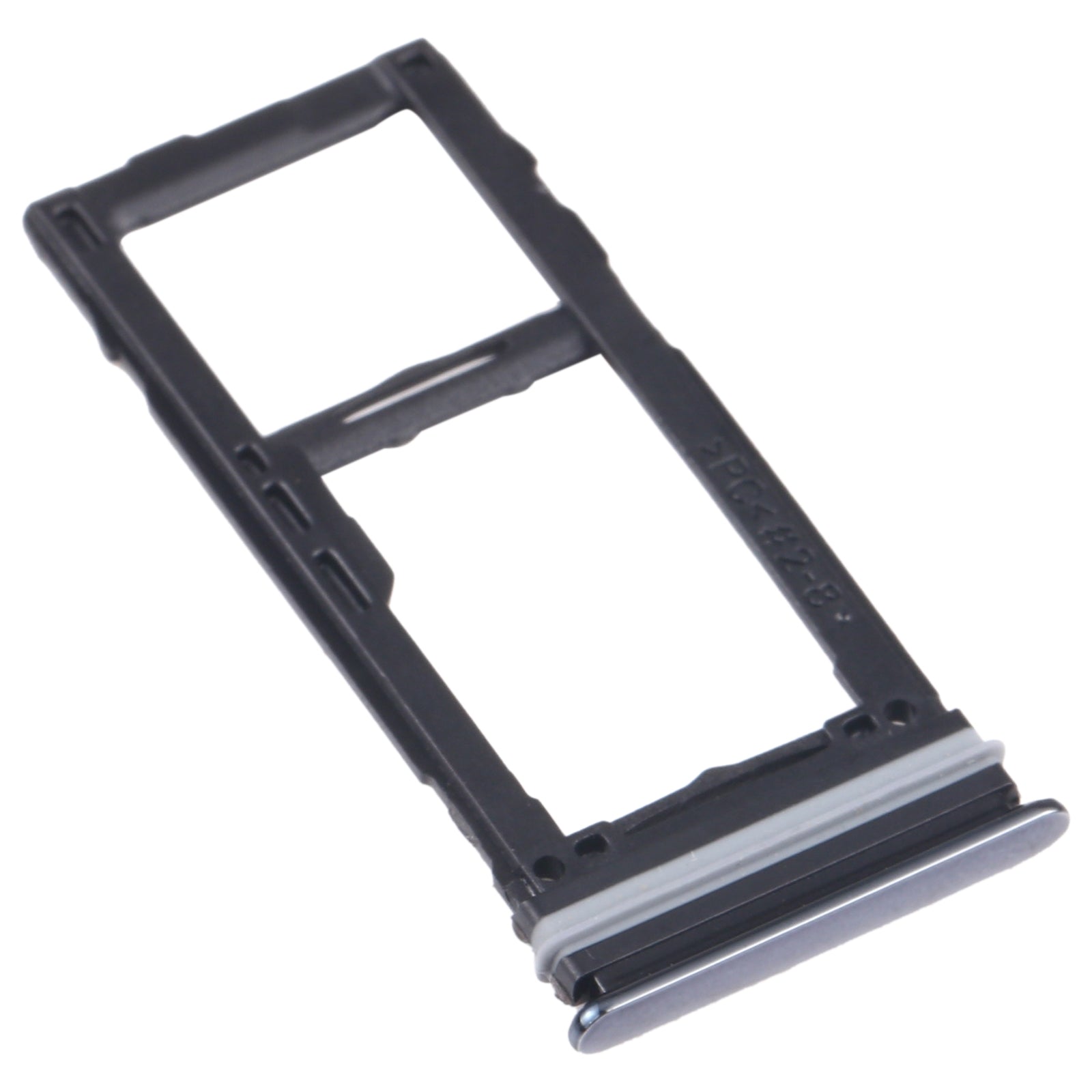 For Samsung Galaxy A72 SM-A725 SIM Card Tray + SIM Card Tray / Micro SD Card Tray (Black)