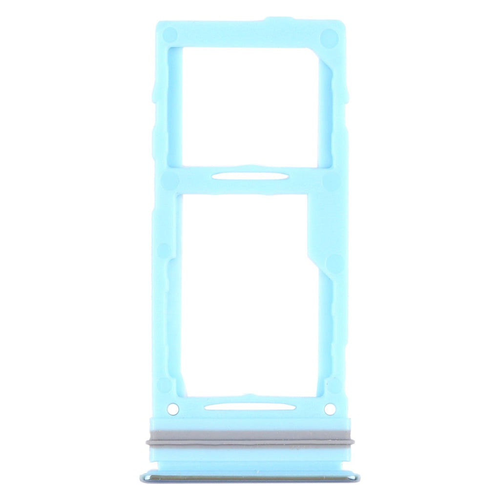 For Samsung Galaxy A72 SM-A725 SIM Card Tray + SIM Card Tray / Micro SD Card Tray (Blue)