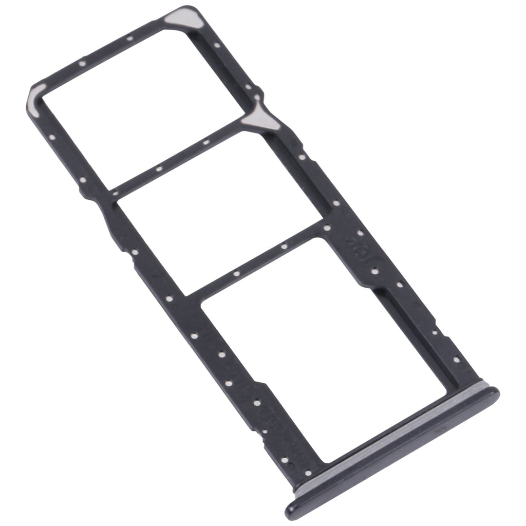 For Samsung Galaxy A04 Core SM-A042F Original SIM Card Tray + SIM Card Tray + Micro SD card tray(Black)
