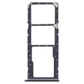 For Samsung Galaxy A04 Core SM-A042F Original SIM Card Tray + SIM Card Tray + Micro SD card tray(Black)
